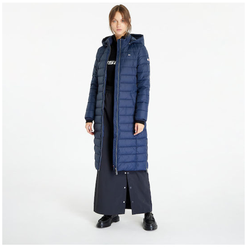 TOMMY JEANS BASIC HOODED COAT